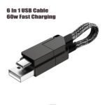 كابل شاحن متعدد الاستخدامات 6 في 1 - Image 3